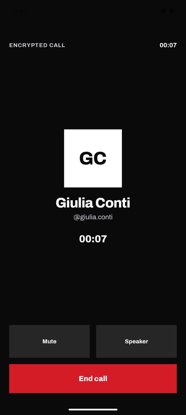 Screen of the iSwiss Pay app on Android