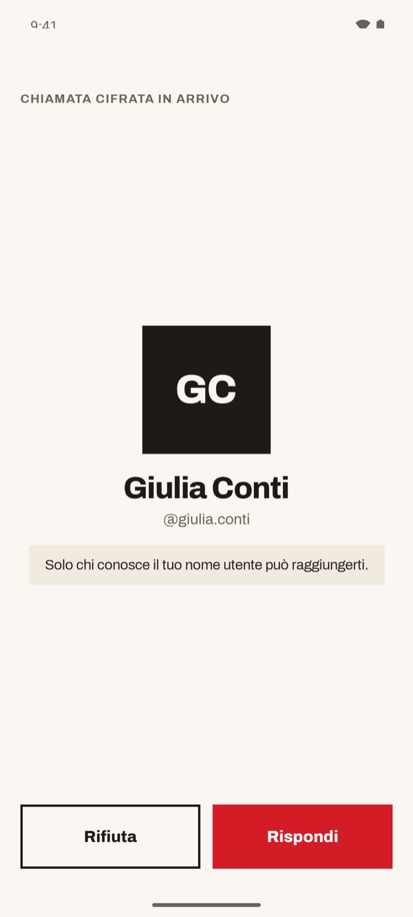 Schermata dell'app iSwiss Pay su Android