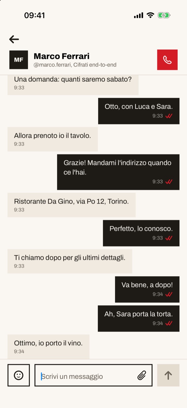 Schermata dell'app iSwiss Pay su iPhone